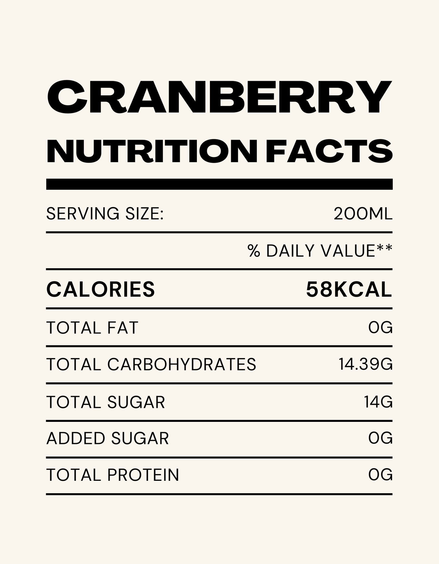 Organic Cranberry Juice