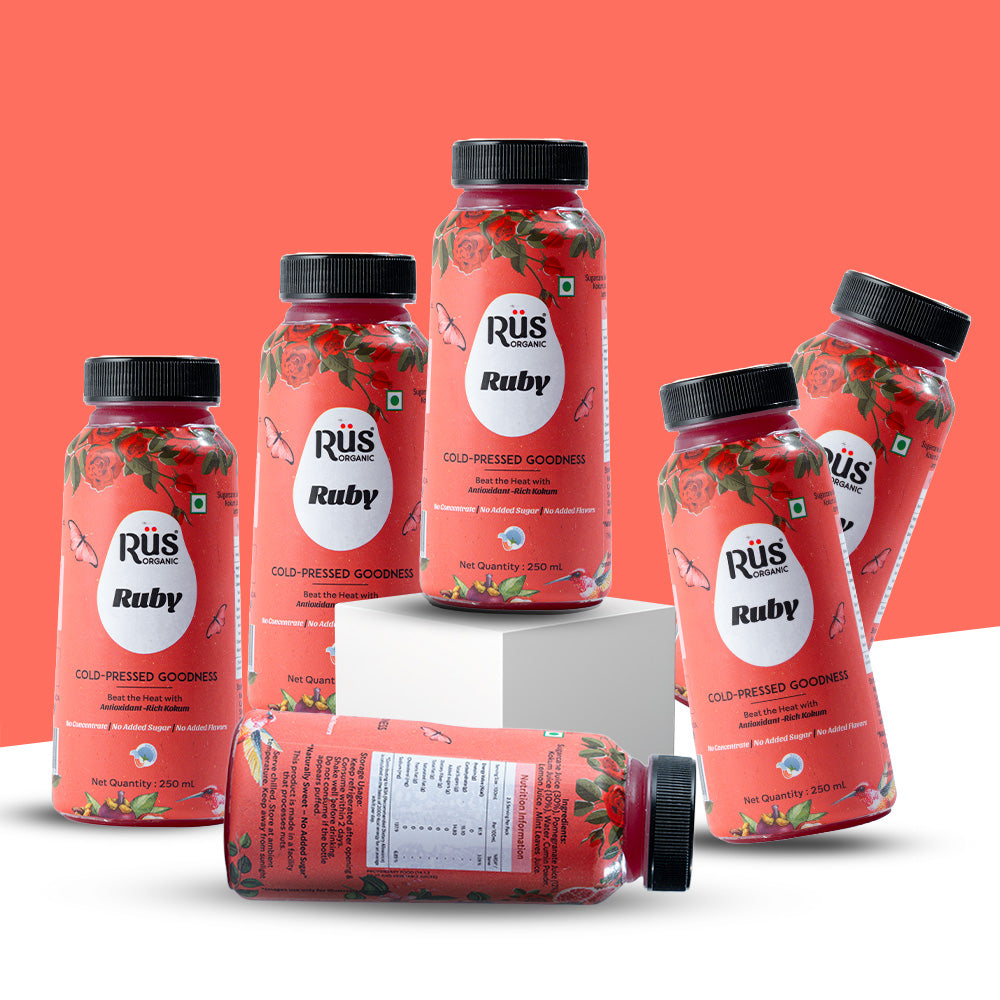 Organic Kokum &amp; Pomegranate Juice | No Added Sugar No Added Concentrate