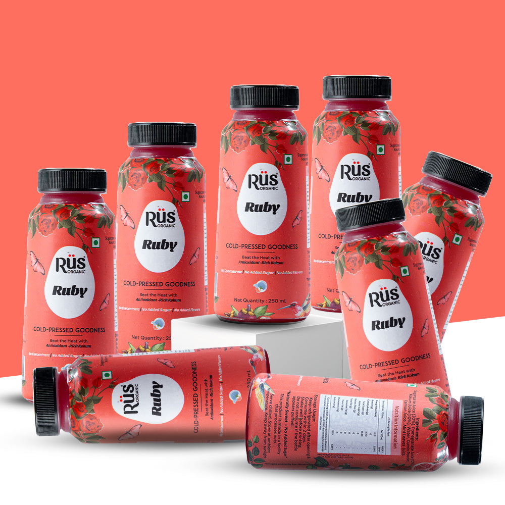 Organic Kokum &amp; Pomegranate Juice | No Added Sugar No Added Concentrate