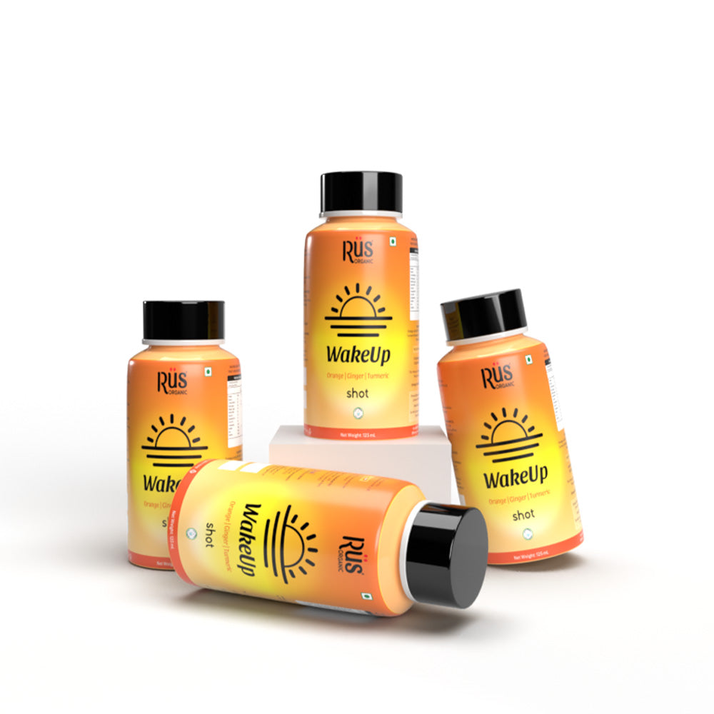 Wake Up Shot - Orange Ginger Turmeric | Pack of 4 x 125ml