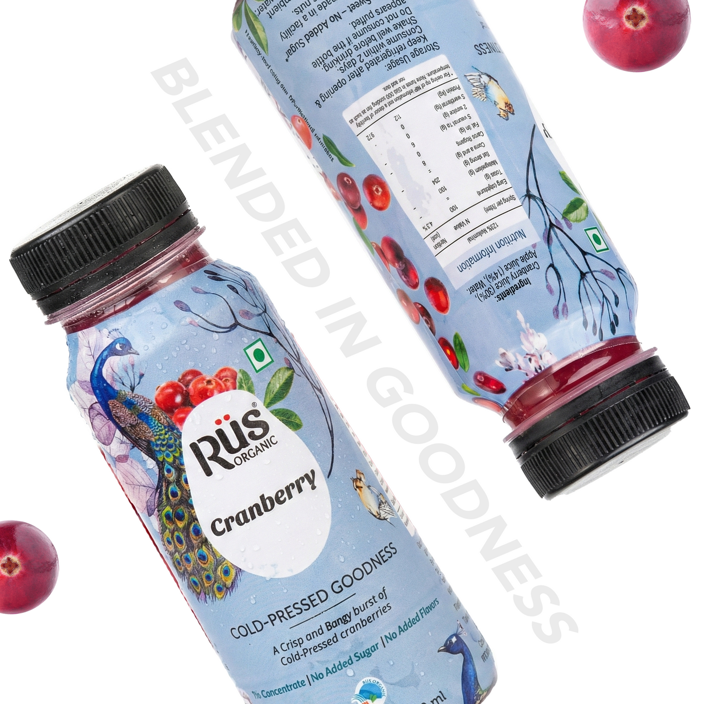 Organic Cranberry Juice | Pack of 4 x 250ml