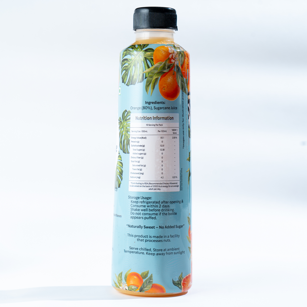 Rus Organic Orange Juice | Pack of 2 x 1L