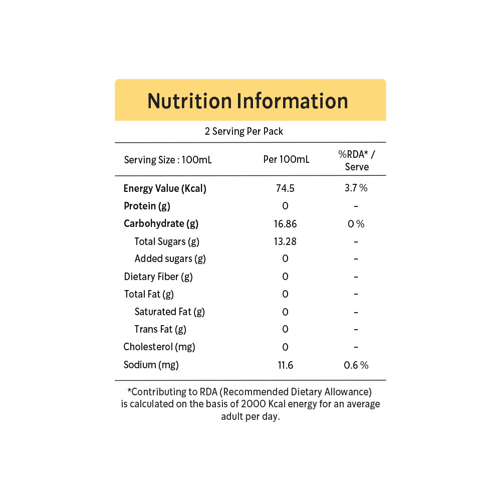 Organic Mango Juice | No Concentrate | No Artificial Sweetner
