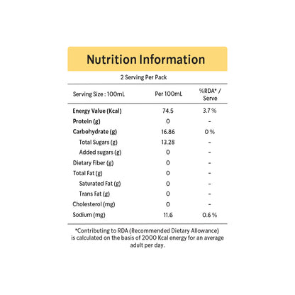 Organic Mango Juice | No Concentrate | No Artificial Sweetner