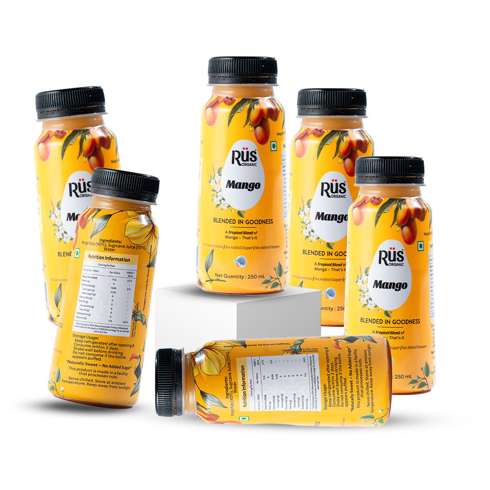 Organic Mango Juice | No Concentrate | No Artificial Sweetner