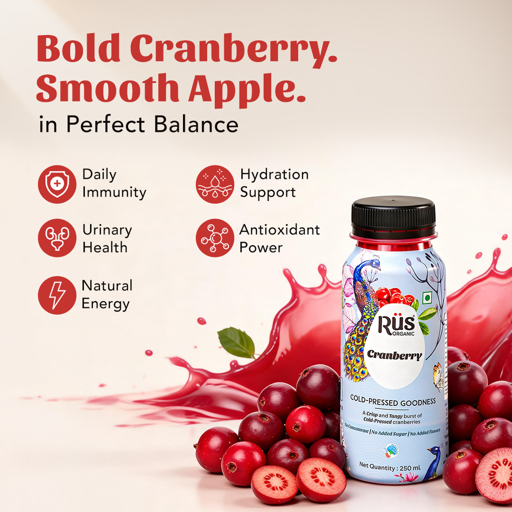 Organic Cranberry Juice | Pack of 4 x 250ml