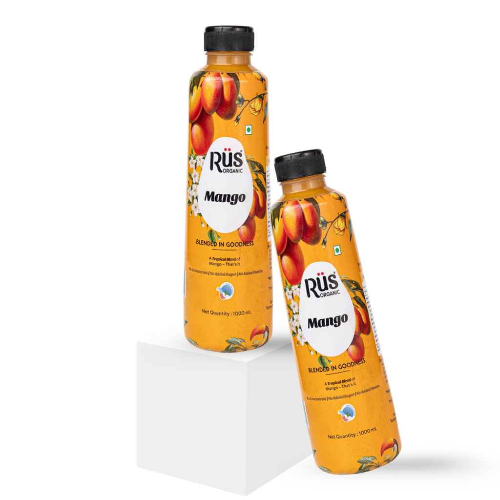 Organic Mango Juice | Pack of 2 x 1 L