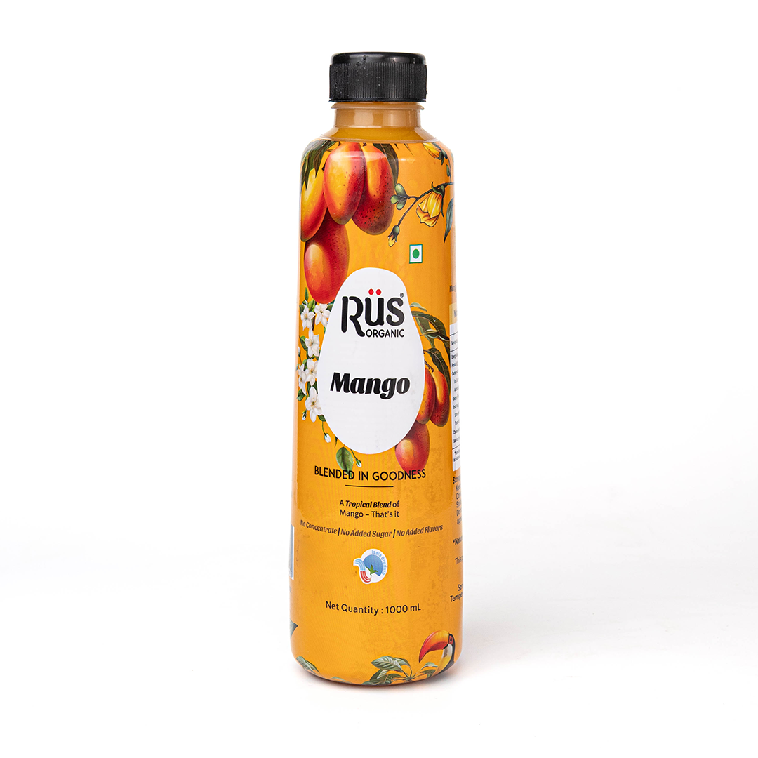 Organic Mango Juice | Pack of 2 x 1 L