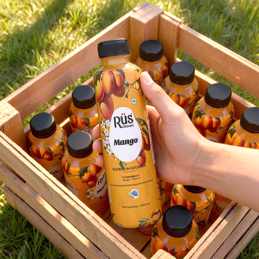 Organic Mango Juice | Pack of 2 x 1 L