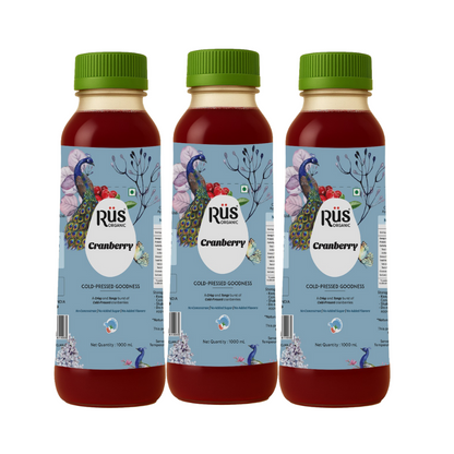Organic Cranberry Juice (1 L) No Concentrate No Artificial Sweetner