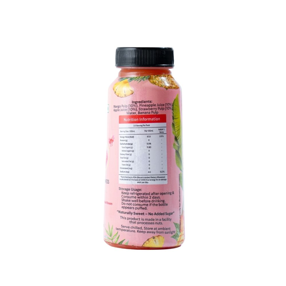 Organic Mixed Fruit Juice | Pack of 4 - 250ml